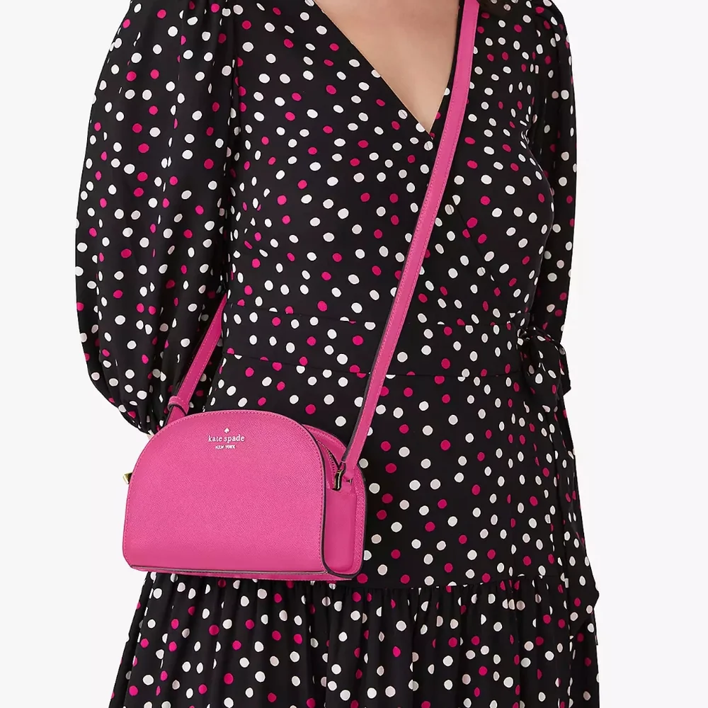 Kate Spade Perry Leather Dome Crossbody